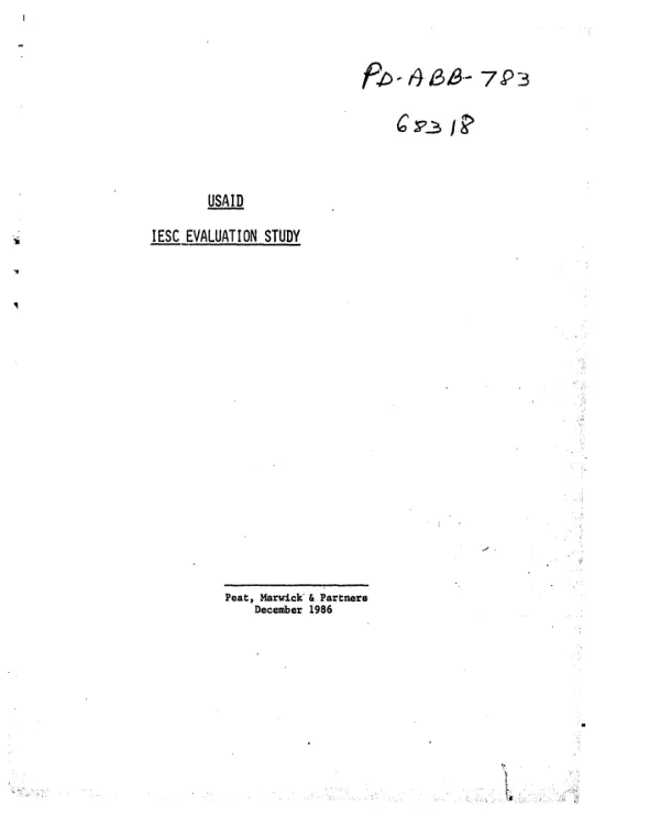 IESC evaluation study