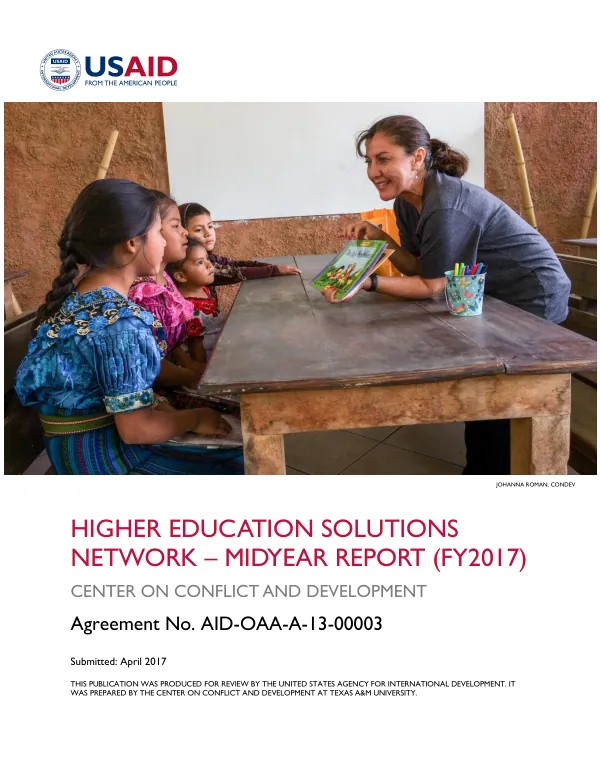 AID-OAA-A-13-00003 - ConDev FY17 Midyear Report