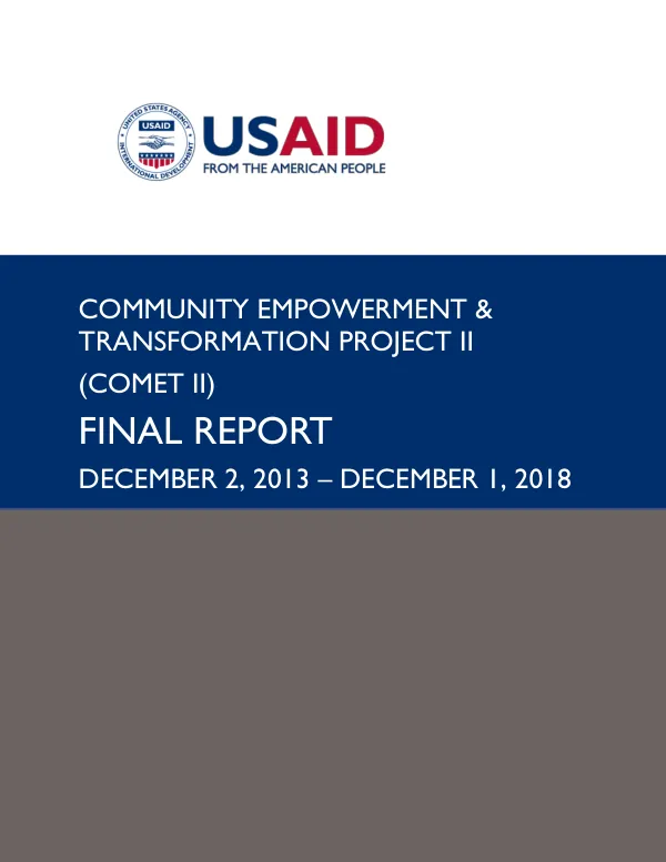 Democracy & governance program annual progress report, October 1, 2016-September 30, 2017 [year 4]