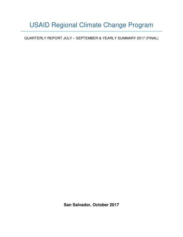 Draft Irrigation and Drainage Tariff Methodology