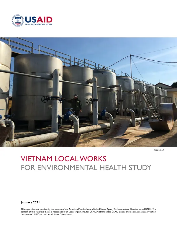 Vietnam local works for environmental health study