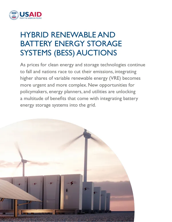 Hybrid Renewable and Battery Energy Storage Systems (BESS) Auctions