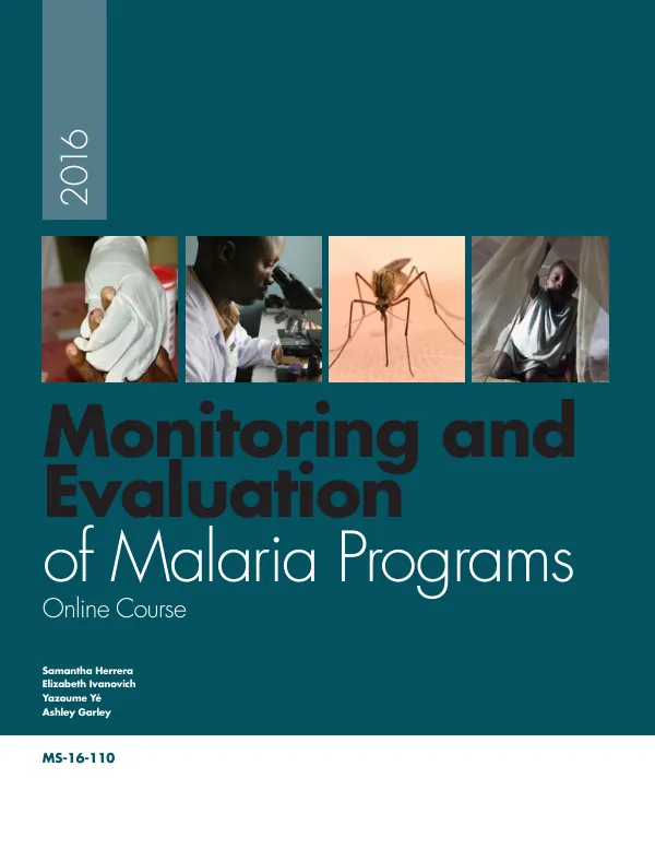 Monitoring and Evaluation of Malaria Programs - Online Course
