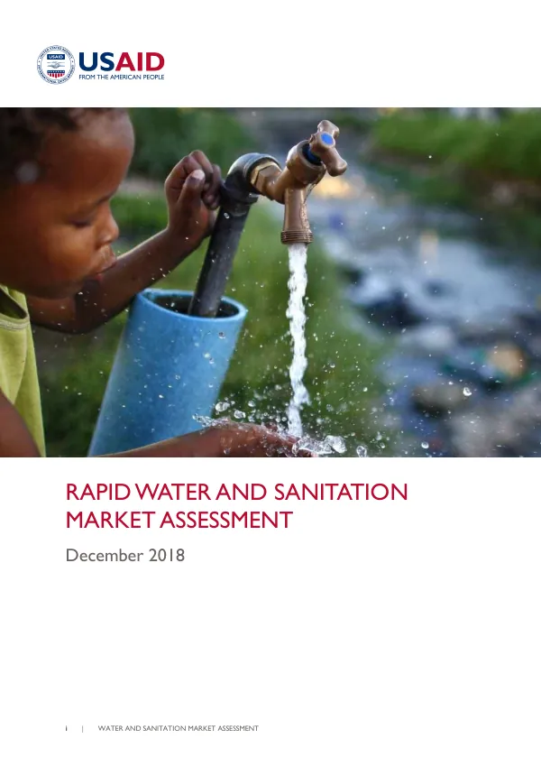 Rapid water and sanitation market assessment
