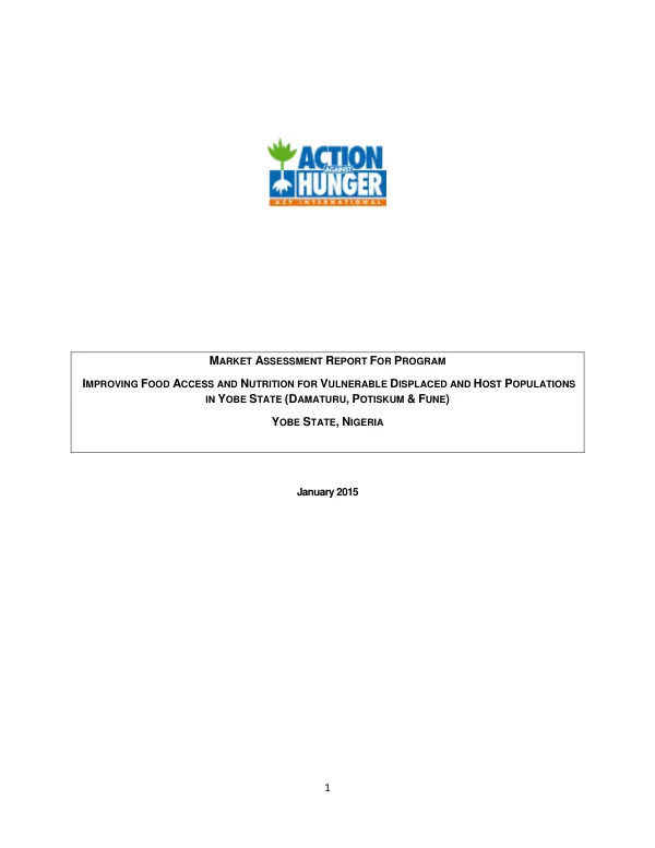 Annex 2 - Market Assessment Report