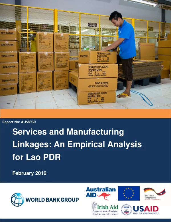 Services and Manufacturing Linkages: An Empirical Analysis for Lao PDR