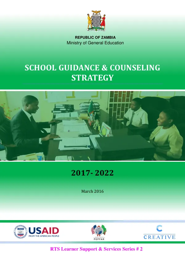 School Guidance and Counseling Strategy 2017-2022