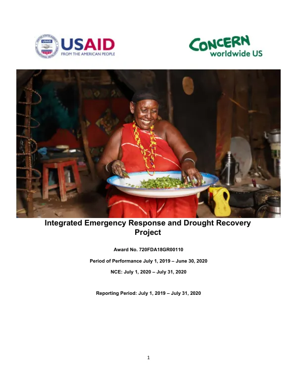 Performance evaluation of phase I of the rural roads development project in Tanzania