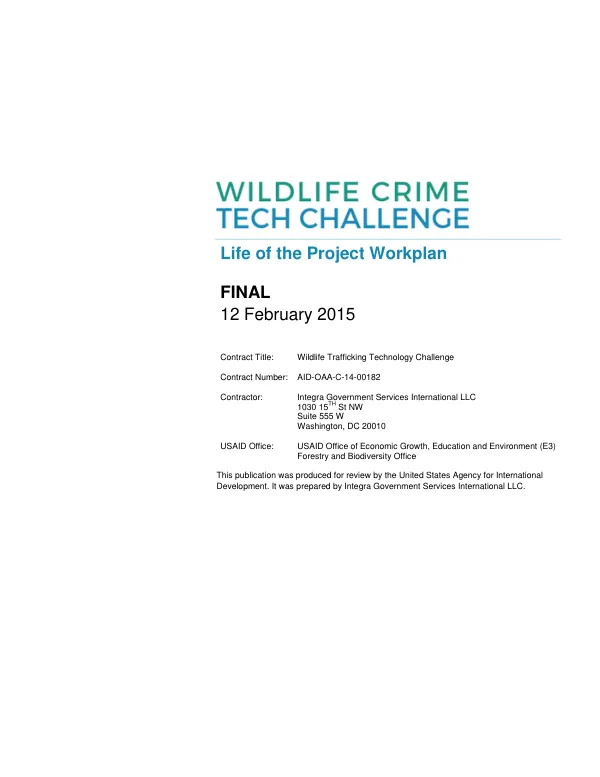 Solutions for African Food Enterprises (SAFE) Annual Progress Report