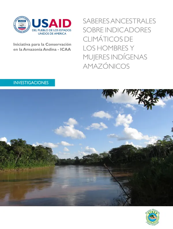 Saberes ancestrales sobre indicadores climáticos de los hombres y mujeres indígenas amazónicos