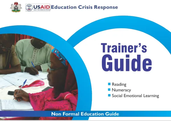 Trainer"s Guide for Non-Formal Education (NFE) Literacy, Numeracy and Social Emotional Learning (SEL)