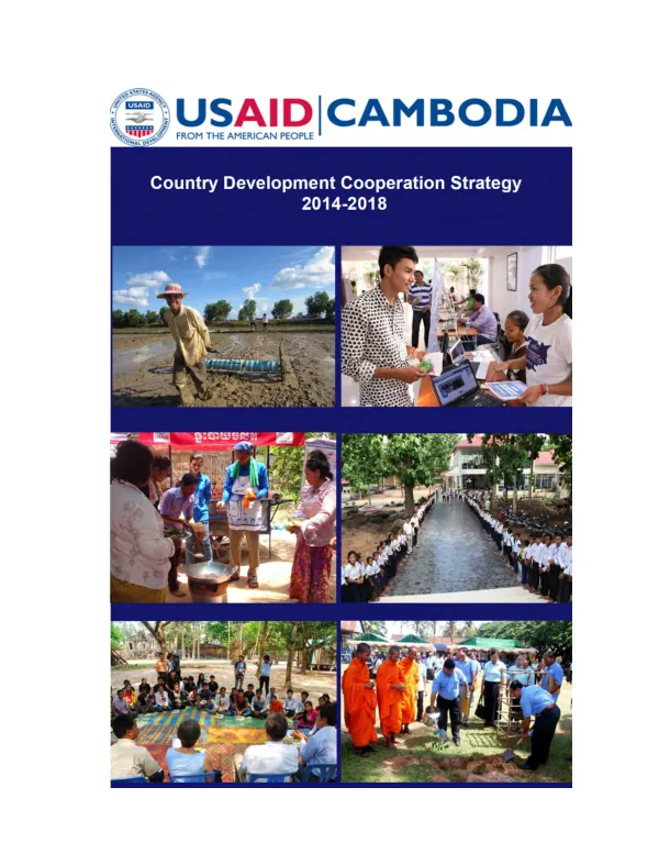 USAID Cambodia country development cooperation strategy 2014-2018