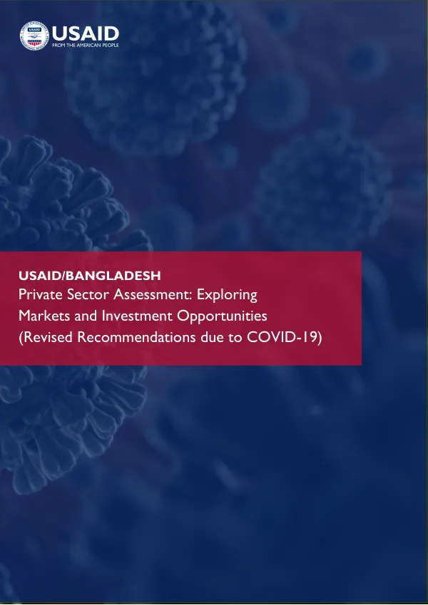 Private sector assessment : exploring markets and investment opportunities (revised recommendations due to COVID-19)