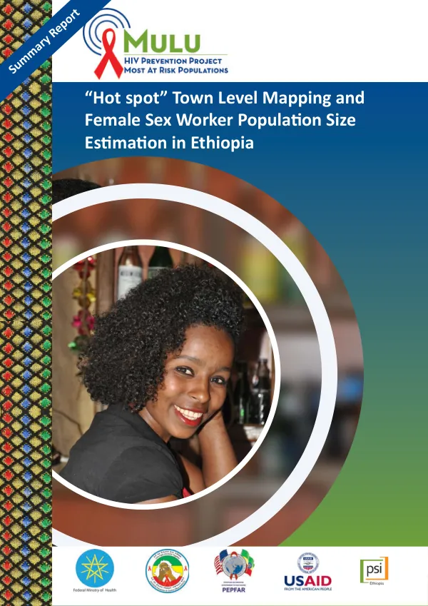 “Hot spot” town level mapping and female sex worker population size estimation in Ethiopia
