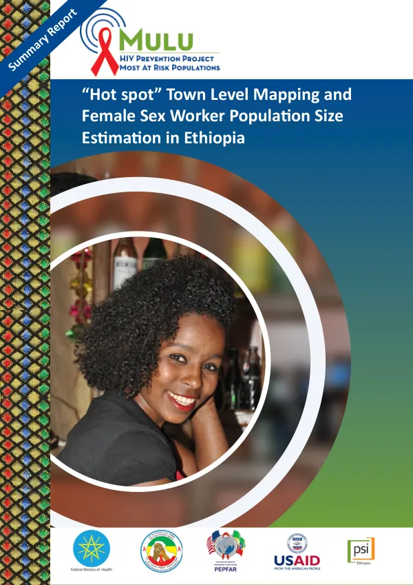 “Hot spot” town level mapping and female sex worker population size estimation in Ethiopia