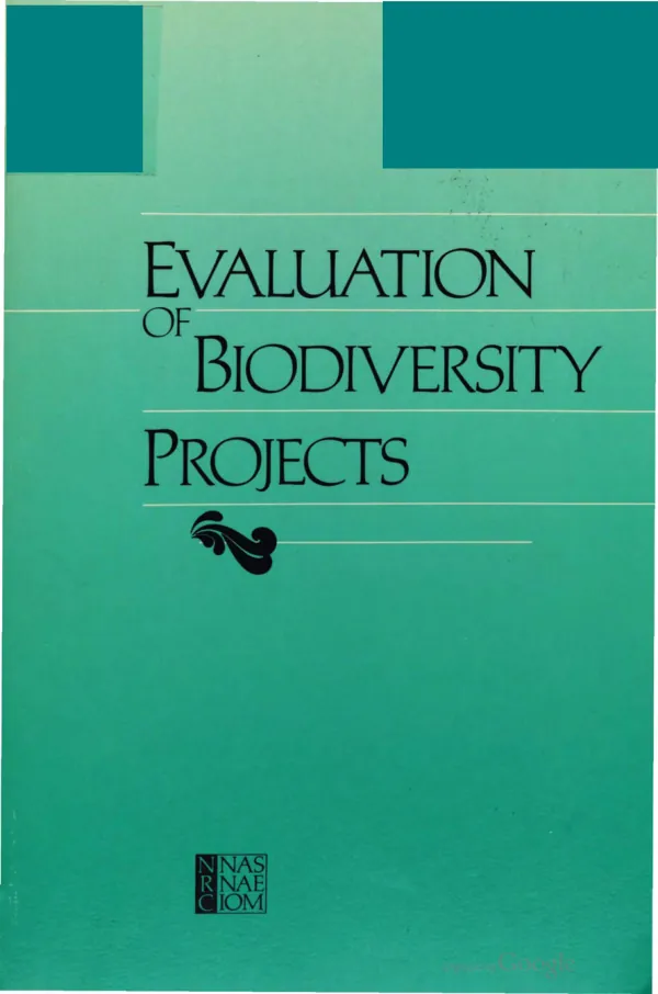 Evaluation of biodiversity projects