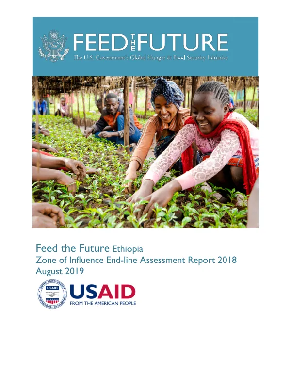 Feed the Future Ethiopia zone of influence end-line assessment report 2018