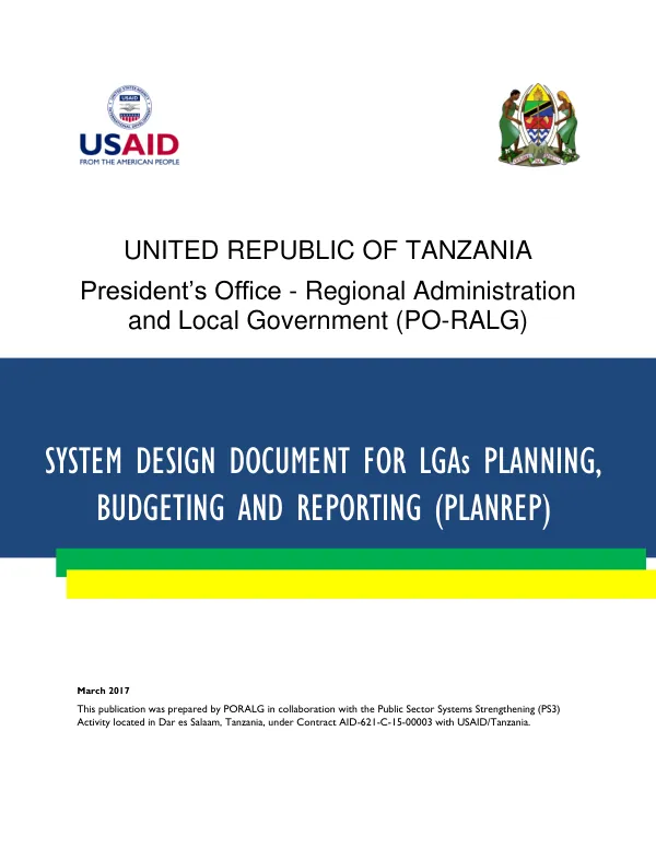 PlanRep Design Document