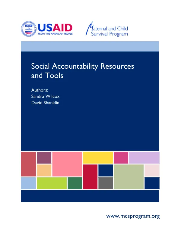 Social Accountability Resources and Tools