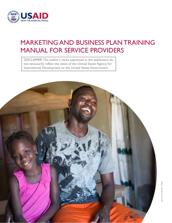 Marketing and Business Plan Training Manual for Service Providers