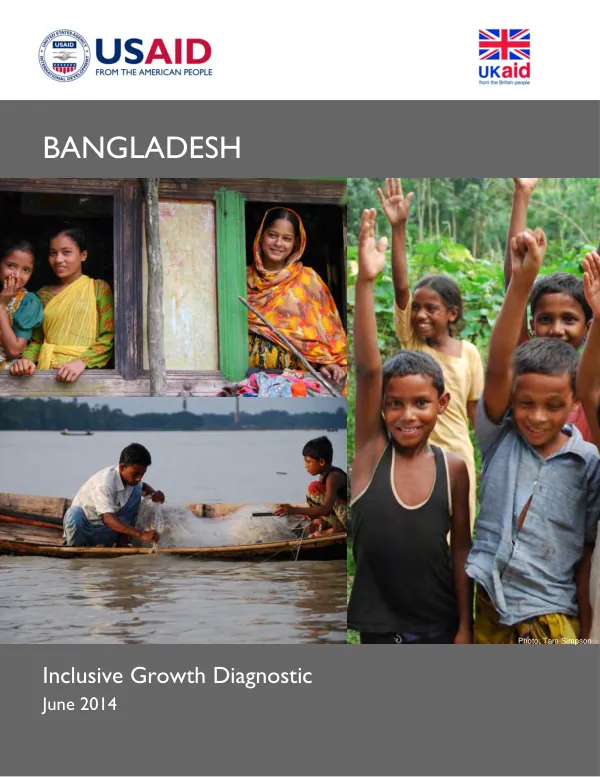 Bangladesh inclusive growth diagnostic