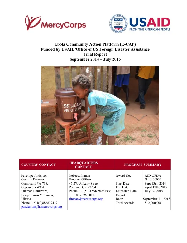 Case study : improving ecosystem management to strengthen resilience to extreme weather in the Philippines : an ecosystem-based adaptation approach