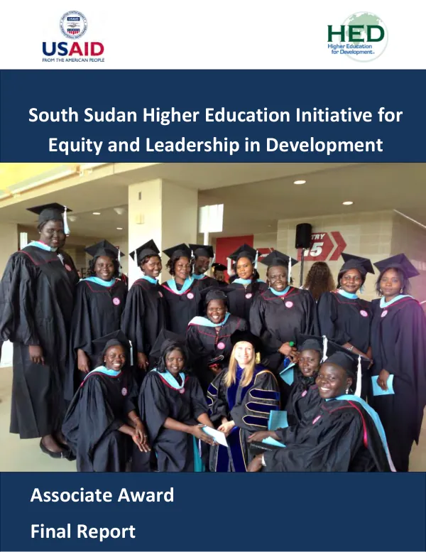 South Sudan higher education initiative for equity and leadership in development