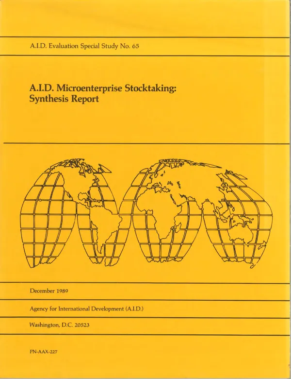 A.I.D. microenterprise stocktaking : synthesis report