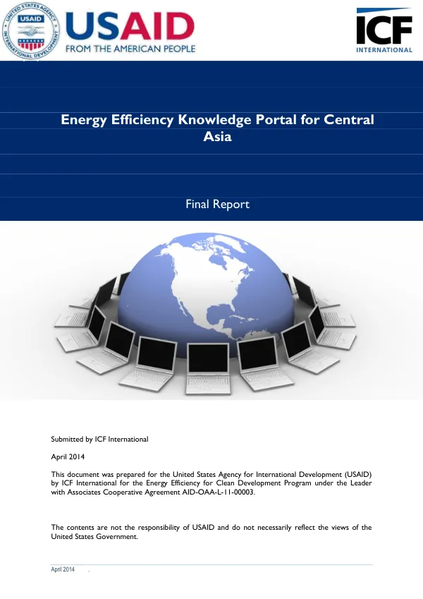 Energy efficiency knowledge portal for Central Asia : final report