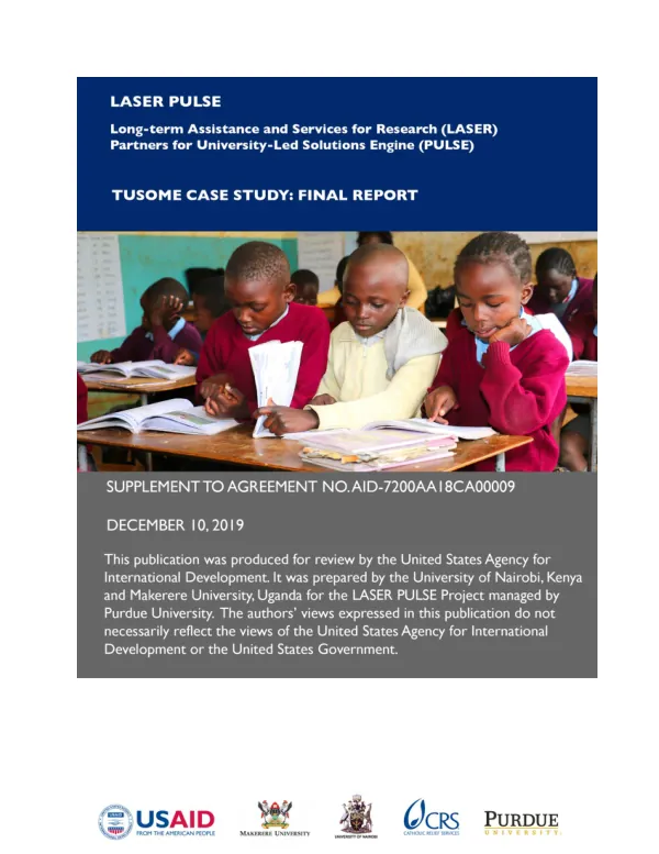 Feed the Future East Africa food security through enhanced regional trade (FOSTER-trade) activity : end of project evaluation report