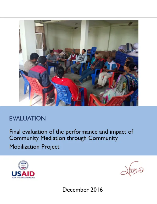 Improving the uptake of humanitarian market analysis : final evaluation of piloted best practices