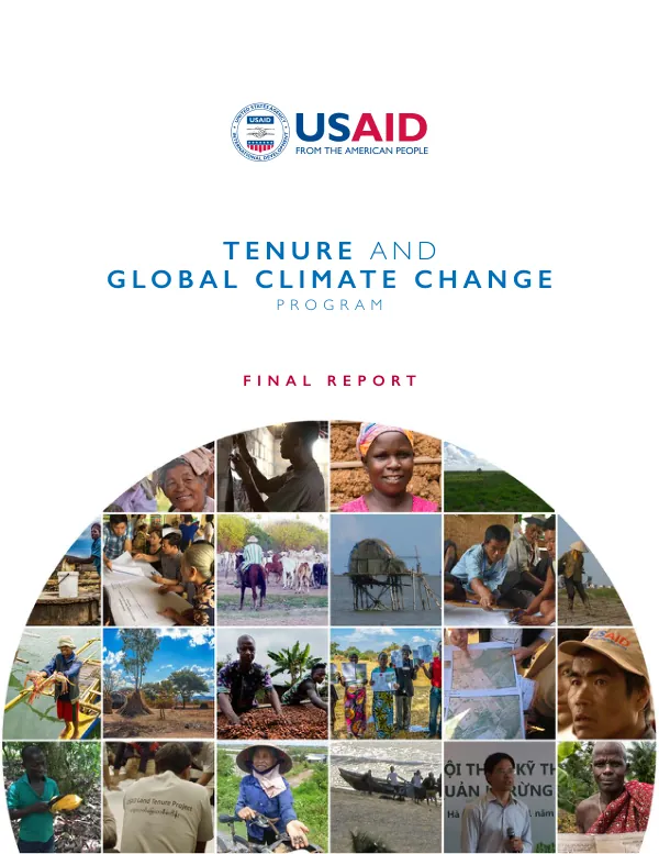Tenure and global climate change program : final report