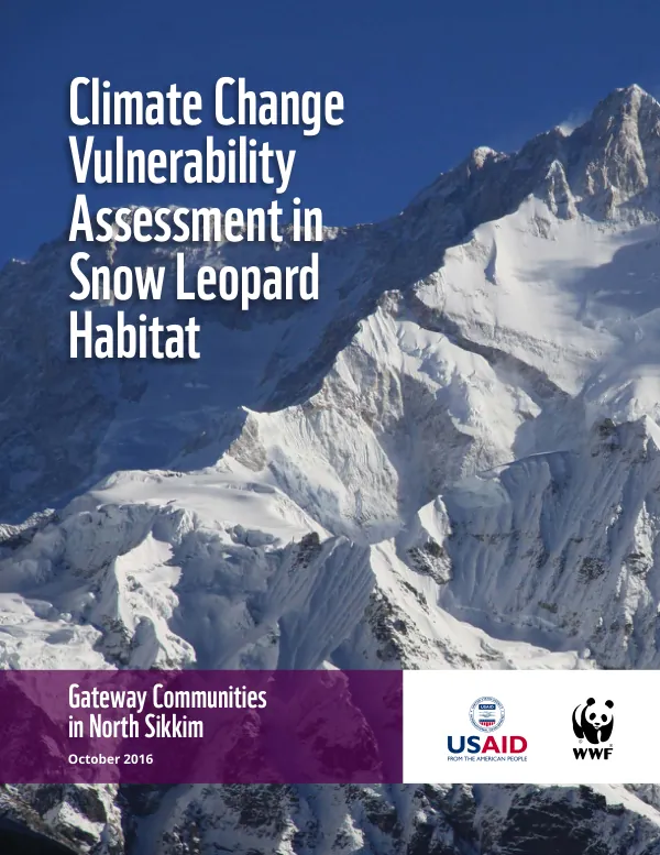 Climate change vulnerability assessment in snow leopard habitat: gateway communities in North Sikkim