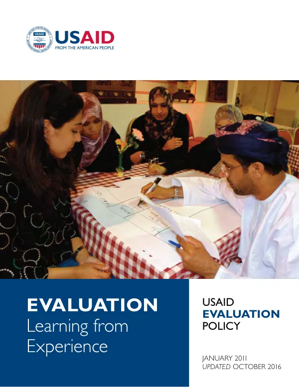USAID evaluation policy