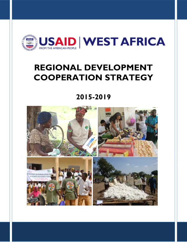 USAID West Africa regional development cooperation strategy 2015-2019