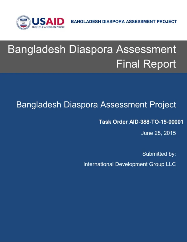 Bangladesh diaspora assessment final report