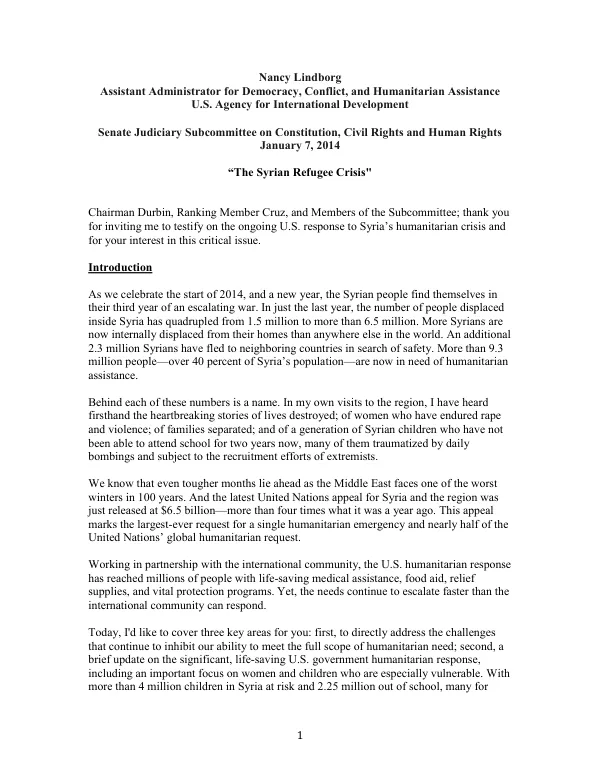 The Syrian refugee crisis