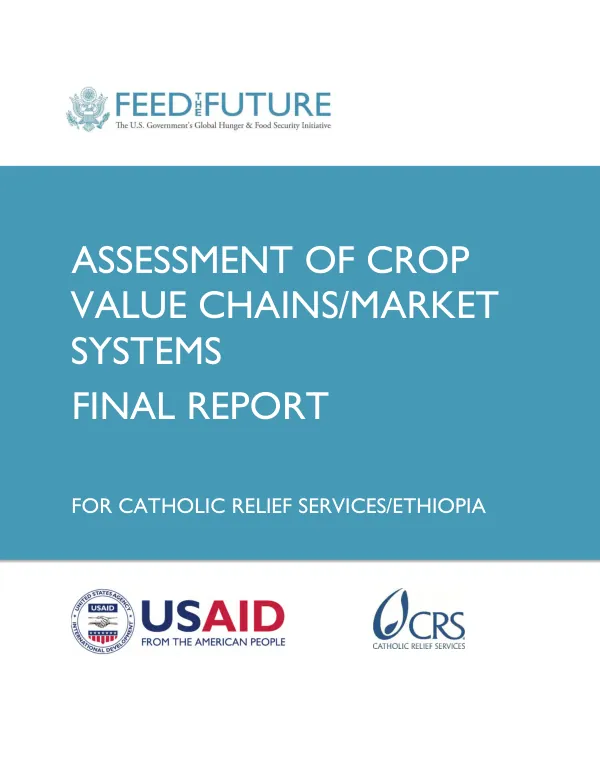 Assessment of crop value chains/market systems final report