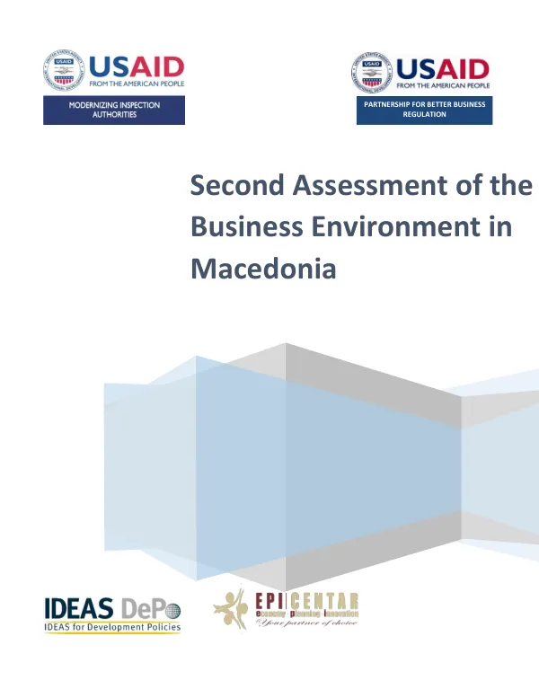 Second assessment of the business environment in Macedonia