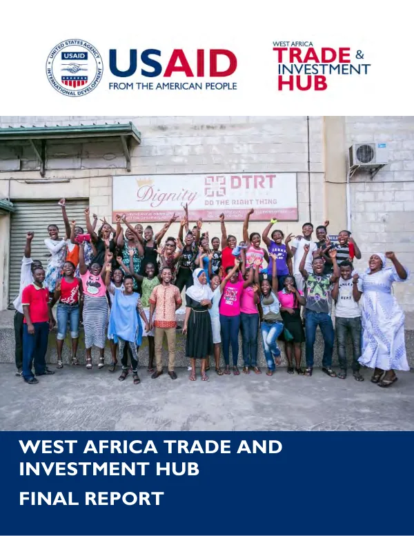 West Africa trade and investment hub : final report