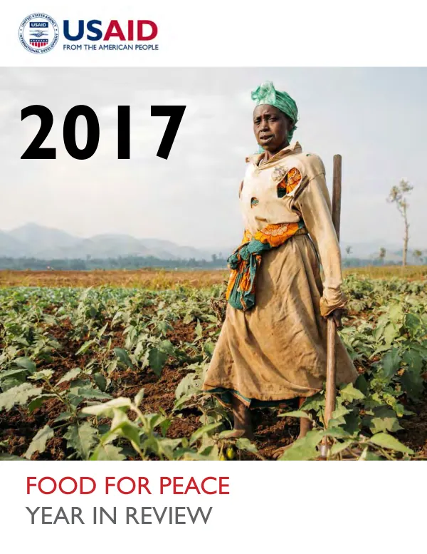 Office of Food for Peace Annual Report Fiscal Year 2017