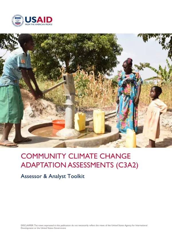 COMMUNITY CLIMATE CHANGE ADAPTATION ASSESSMENTS (C3A2) Assessor & Analyst ToolkiT