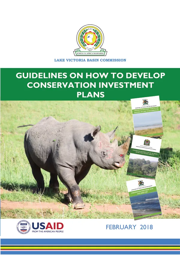 GUIDELINES ON HOW TO DEVELOP CONSERVATION INVESTMENT PLANS