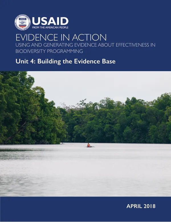Evidence in Action Unit 4: Building the Evidence Base