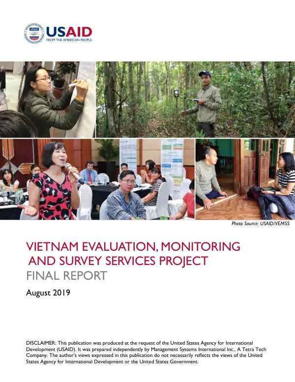 Vietnam evaluation, monitoring and survey services project : final report