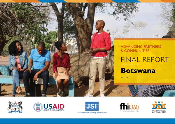 Final report : Botswana