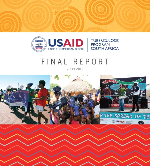 USAID tuberculosis program South Africa : final report 2009-2015