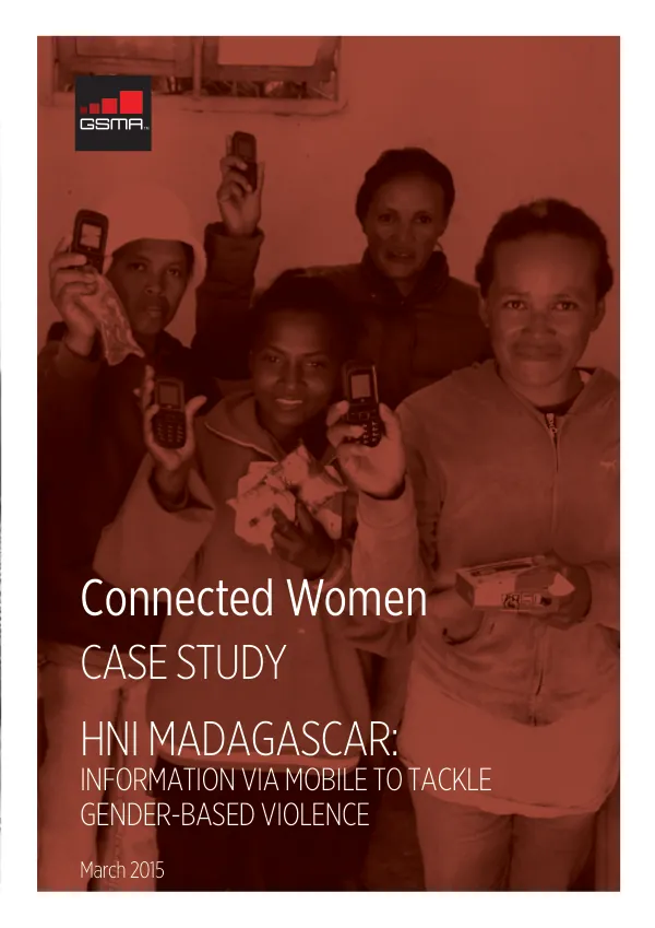 HNI Madagascar :information via mobile to tackle gender-based violence