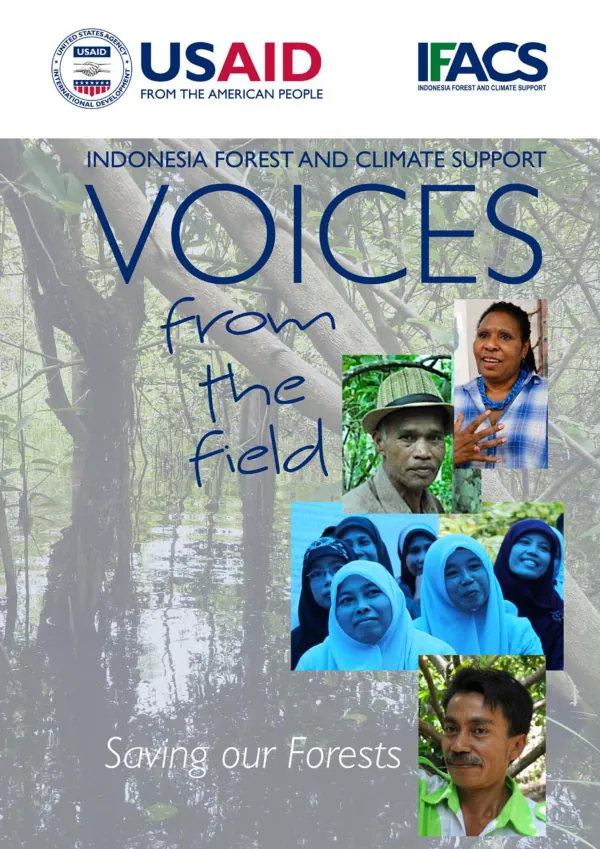 Voices from the field : saving our forests