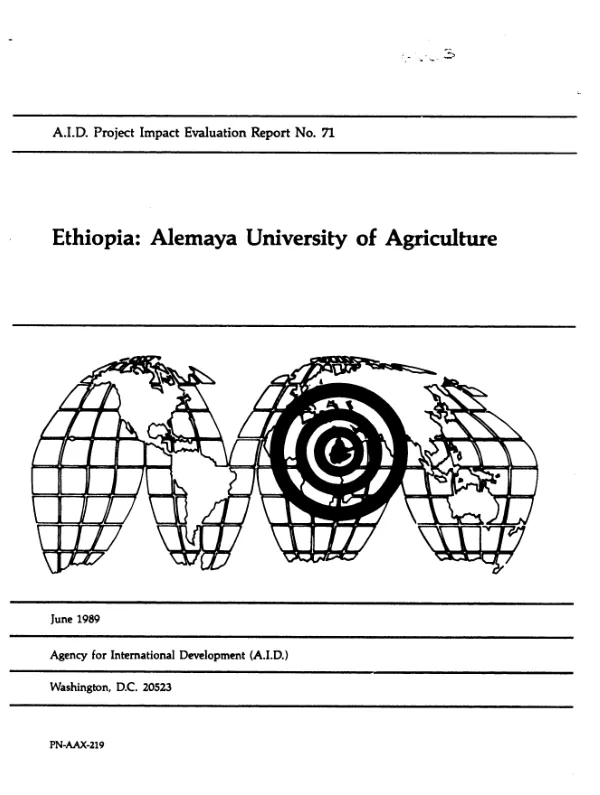 Ethiopia : Alemaya University of Agriculture